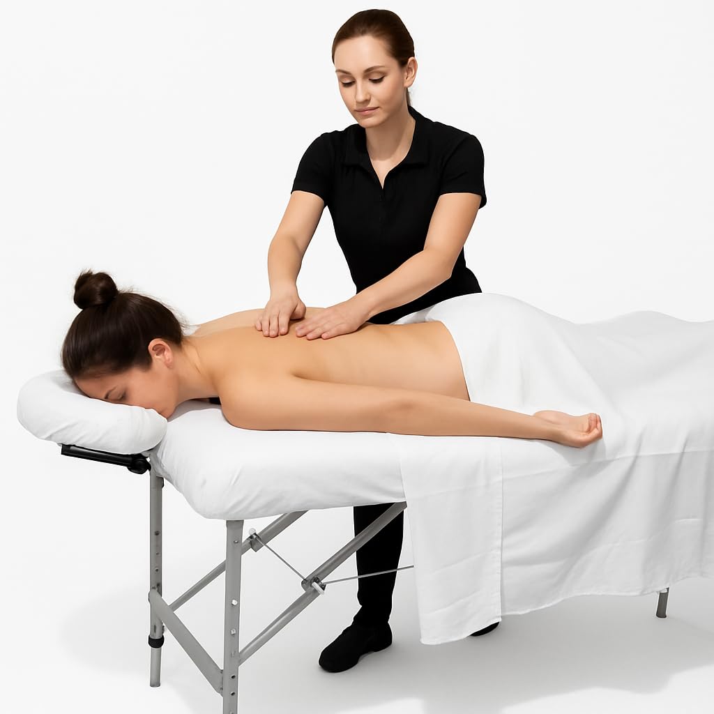 cozy heart 4pcs Beauty Salon Bedding Set Thick Bed Linens Sheets Bedspread Fumigation Massage Spa Pillowcase Duvet Cover Sets (190x80cm, Gray)