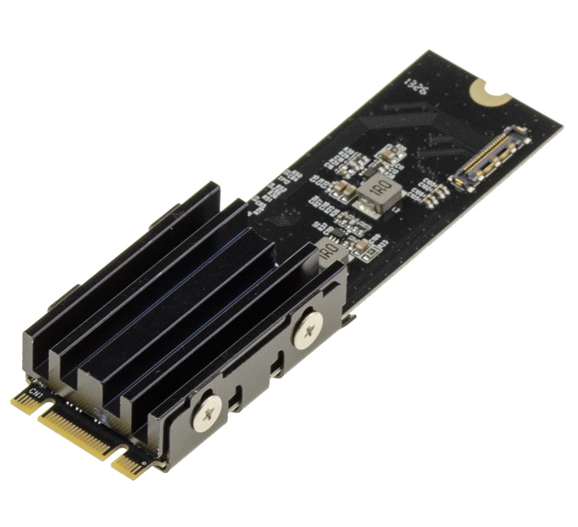 KALEA-INFORMATIQUE Scheda di rete M2 B+M Key SFP+ 10G PCIe 3.0 x2 RTL8127ATF | Chipset a basso consumo, riscaldatore molto basso, adatto per installazioni poco ventilate