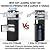 VECYS 3 in 1 Water Dispenser with Ice Maker, 27LBS Daily Ice Making and Hot Cold Water Supply, Child Safety Lock and Compatible with 3 or 5 Gallon Bottles