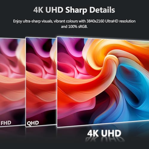 Z-Edge 27 Zoll 4K Monitor IPS UHD 3840x2160 60Hz 100% sRGB HDMI DP – Ansicht 2