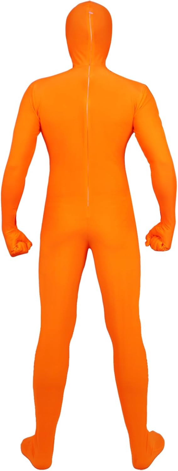 Uisozsfeb Unisex Full Body Spandex Zentai Suit Halloween Costumes Open Face Cosplay Bodysuit for Men and Women - Image 4