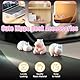 Puzxo 6 Stück Mini Nilpferd Auto Dashboard Figuren Set, Süße Nilpferd Auto Dekorationen, Kawaii Auto Innendekor Accessoires, Geschenke für Nilpferd Liebhaber