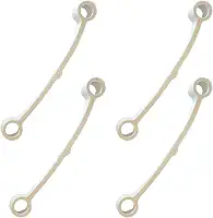 4 Tirantes Lavadora compatível com Brastemp, Consul, Electrolux e outras – para 7 a 12Kg – Branco 11cm – Peça de Reposição