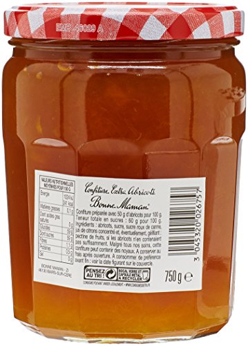 Bonne-Maman - Apricot Jam - 750 g x 3 bottles - Glow with the orange-yellow luster of fresh, ripe apricots - Perfect… - Image 3