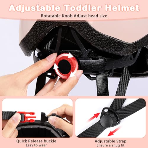 Image of Toddler Bike Helmet, Kids Helmets Baby Infant Bike Helmet for Kids Toddlers Boys Girls Age 1-3 /2-4 /3-5 /5-8 for Biking Scootering Skateboarding