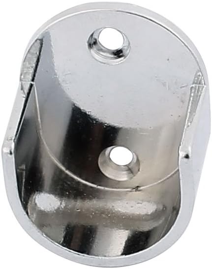 Closet Rod Bracket，Closet Pole Socket, 99mmx60mmx18mm Metal Triangular Flange Corner Brace Angle Bracket White 5pcs.