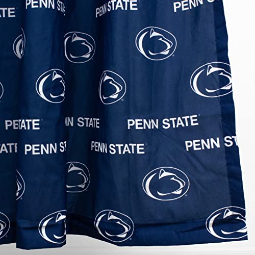 Image of College Covers Everything Comfy Penn State Nittany Lions Bright and Colorful Shower Curtain Cover 70 inch x 72 inch