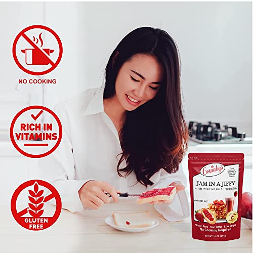 Cornaby's Jam In A Jiffy - Instant Fresh Or Freezer, No Cook, Low Sugar Jam Mix | Easiest Way To Make Delicious, Low Sugar, Low Calorie Homemade Jam And Dessert Toppings | Net Wt. 18 Oz.… #TOP6