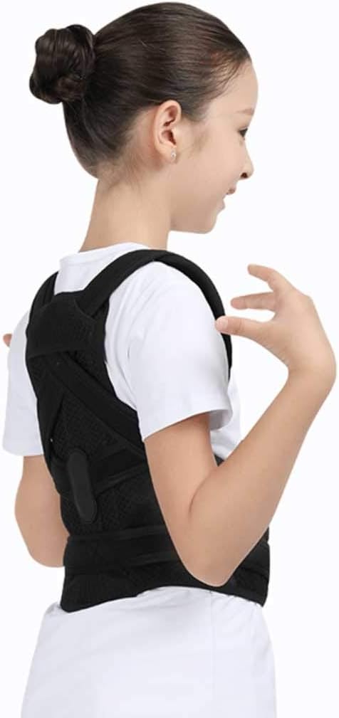 Adjustable Back Corset Posture Corrector Belt Shoulder Support Waist Brace Back Posture Correction for Adults KidsFor Girl Boy(Blue,Small-S)