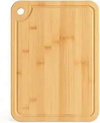 Tábua de Corte em Bambu 30×20 cm Material Natural Antibacteriano Ecologica Tabua de Corte de Madeira Superficie Lisa