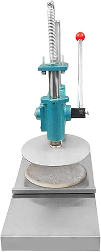 Miniatura 8 de Netcoi Máquina para hacer masa de pizza de 9.5 pulgadas, manual para el hogar, máquina de prensa de pastelería, herramienta de cocina de acero