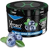 Hydro Hookah Flavors - Signature Hookah Flavor Blends, Delicious Shisha Hookah Flavors, 250g [Blue Viper - Blueberry]