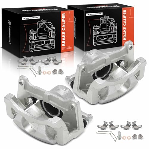 A-Premium Disc Brake Caliper Assembly with Bracket Compatible with Toyota Camry 2018-2023, RAV4 2019-2023, Avalon 2019-2022, Venza 2021-2023 & Lexus ES350 ES300h 2019-2023, ES250 - Front Side by A-Premium - Used condition - US$99.71