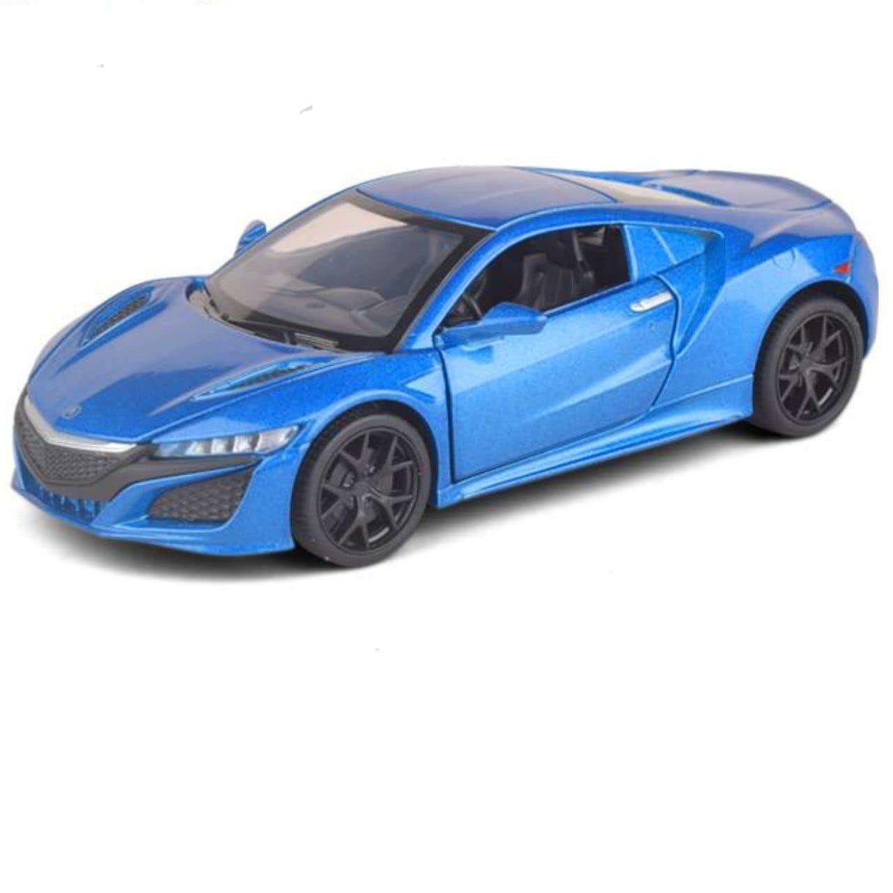 Bluebell Blue Acura Kids Metal car Toy Acura Alloy Diecast Collectible Toy Vehicle with Light and Sound Pull Back Toy Car for Boys (Black)-image-34