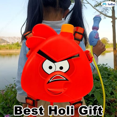 Image of FunBlast Holi Pichkari High Pressure Water Gun Toy for Kids with Tank Water, Pichkari Water Gun, Pichkari for Kids, Holi Gun, Tank Capacity - 1 L, Made in India Pichkari Toys, Best Gift