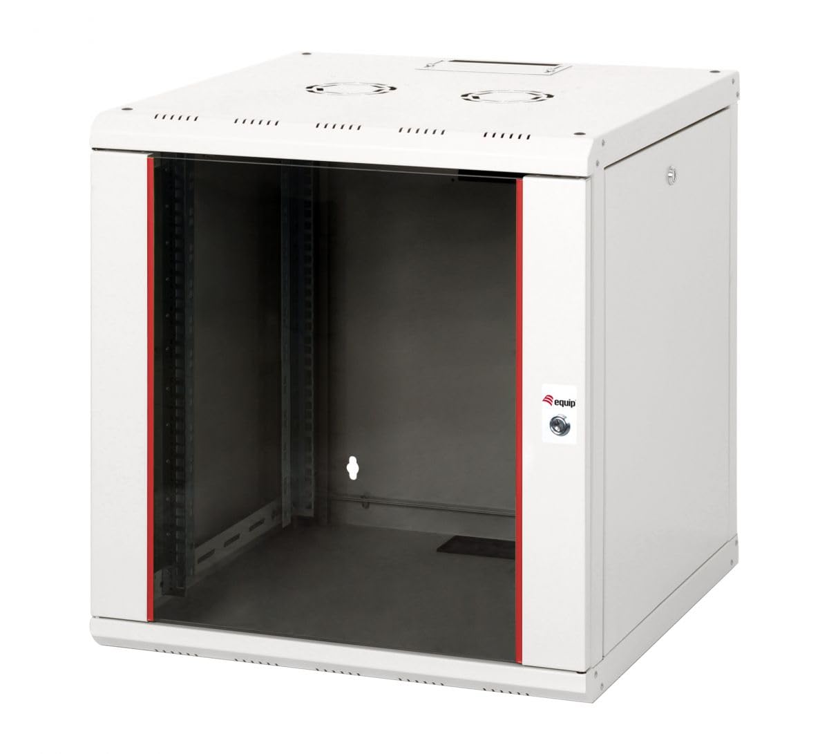 Equip Armoire pour Serveur 19" 12U 600 x 600 mm avec Porte en Verre Grise