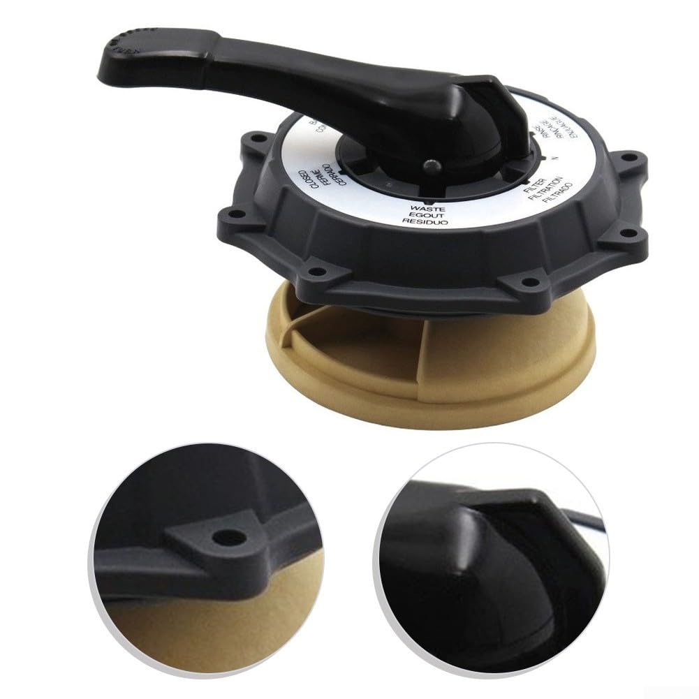 Conjunto de válvula de control para Intex 26645EG SX2100, piezas de repuesto de bomba de filtro de arena, kit de reparación de plástico resistente a los rayos UV, 6.75 pulgadas de altura