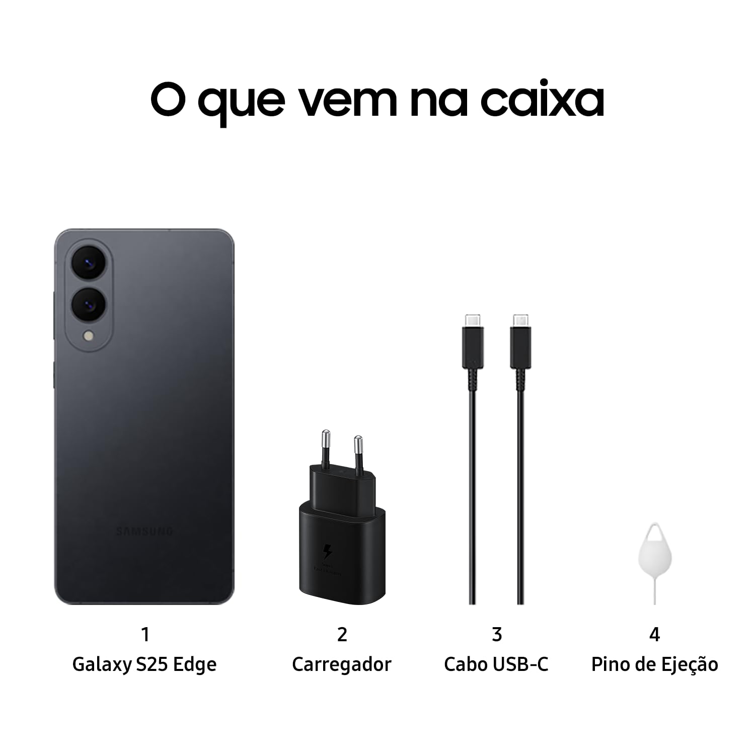 Samsung Galaxy S25 Edge 5G, 256GB, 12GB, Câmera 200MP | Amazon.com.br