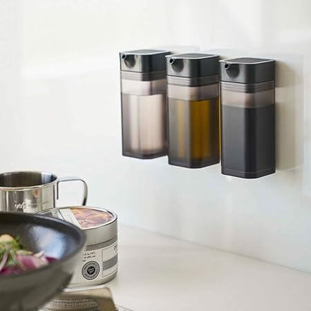 Amazon 山崎実業 マグネットプッシュ醤油差し 3個セット 醤油さし 醤油差し プッシュ 液だれしない 調味料入れ 容器 収納 おしゃれ 黒 ブラック 醬油さし オンライン通販 Amazon 山崎実業 マグネットプッシュ醤油差し 3個セット 醤油さし 醤油差し プッシュ 液だれしない 調味料入れ 容器 収納 おしゃれ 黒 ブラック 醬油さし オンライン通販