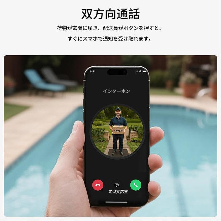 Amazon.co.jp: aosu: ビデオドアベル