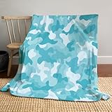 PHILOSOPHIE DE CONCEPTION UNIQUE: Notre plaid en flanelle doux et chaud, avec son motif Thème Camouflage , est une pièce idéale pour harmoniser votre espace grâce à son design raffiné qui équilibre et complète parfaitement votre décoration intérieure.Ses couleurs éclatantes apportent vitalité et élégance à n’importe quelle pièce, tout en gardant vos meubles frais et propres.