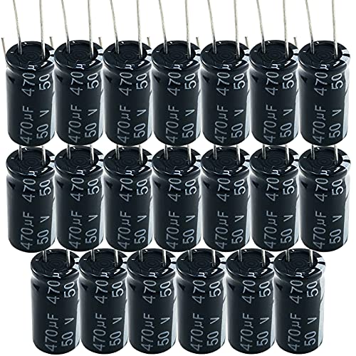470uF 50V Capacitor,JIADONG 20PCS Electrolytic Capacitor Assortment for DIY Soldering Electronic Projects Compatible with Arduino Kits 470uF 50V Capacitor,JIADONG 20PCS Electrolytic Capacitor Assortment for DIY Soldering Electronic Projects Compatible with Arduino Kits