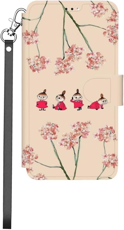 Amazon ムーミン リトルミィ 花柄 Iphone13 Iphone13 Mini 用 ケース 手帳型 Puレザー スタンド機能 カード キャッシュ収納 マグネット式 ワイヤレス充電対応 全面保護 衝撃吸収 カバー キャラクター かわいい 人気 家電 カメラ オンライン通販
