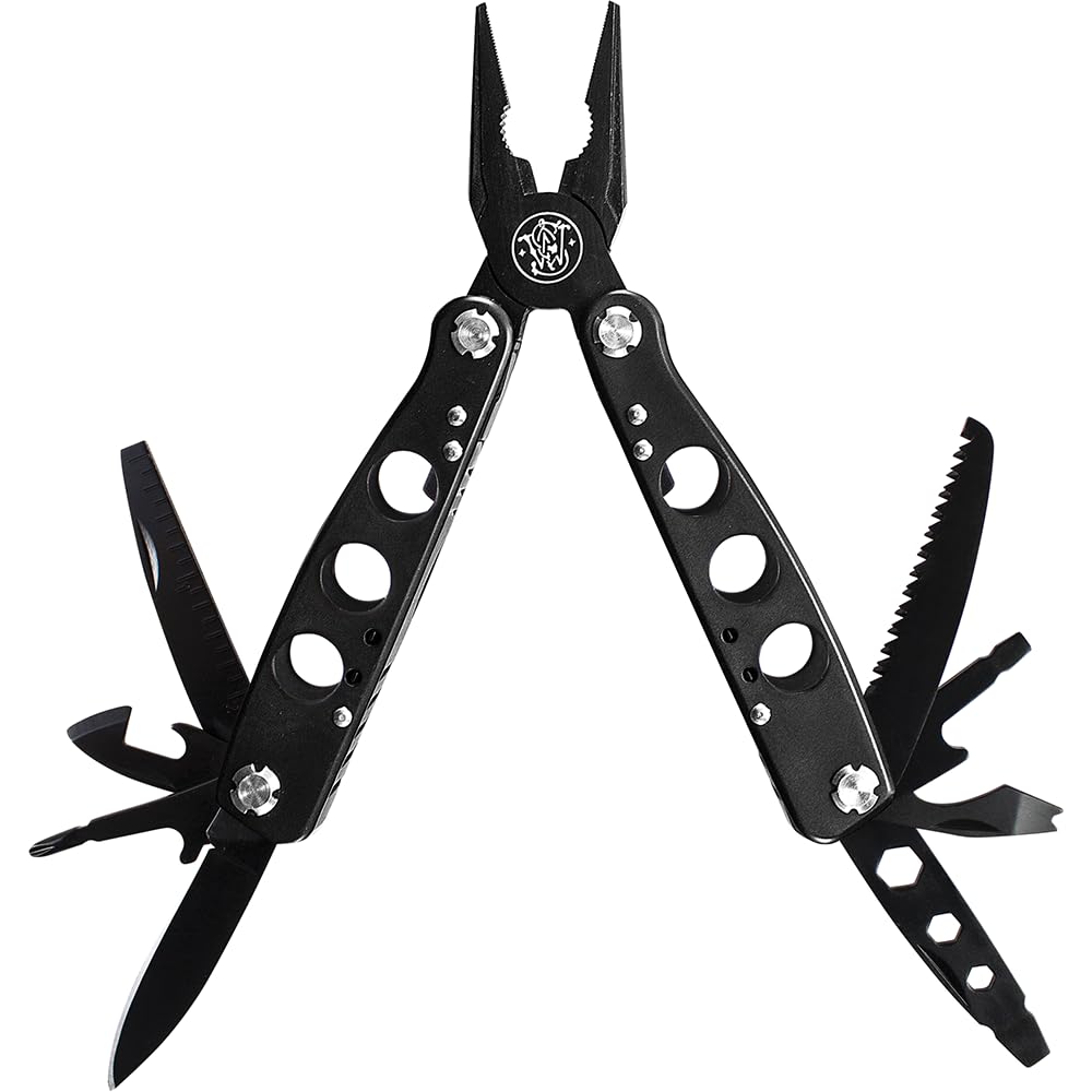 6.5in Stainless Steel 14 Function Multi-Tool with Bottle Opener, Pliers, Screwdrivers and Sheath for Outdoor, Survival and EDC