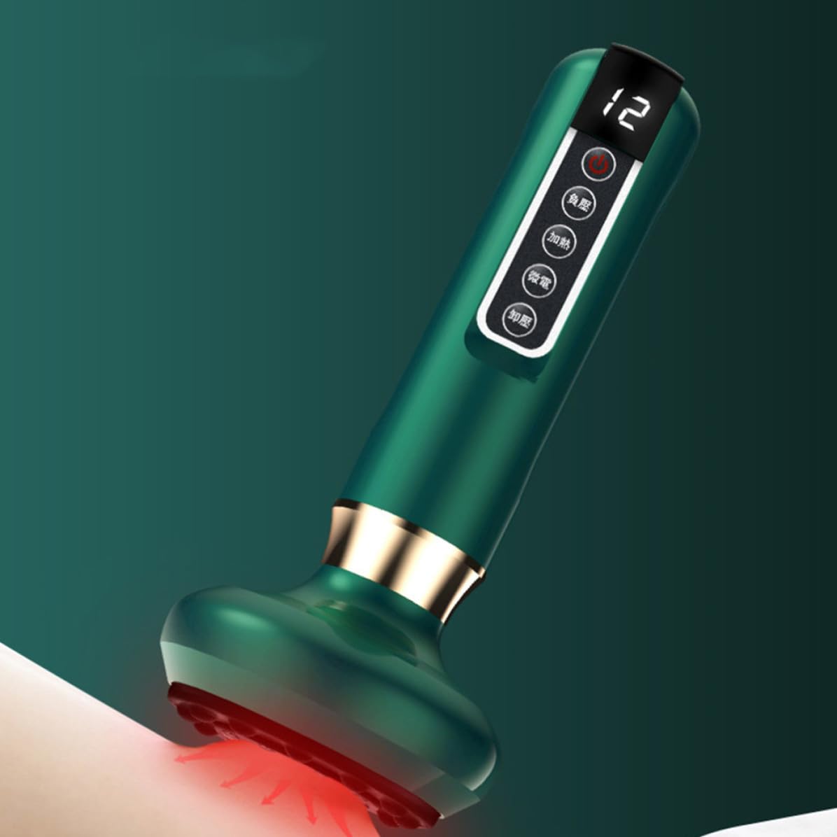 Masajeador Eléctrico Verde de Raspado Abs Inalámbrico