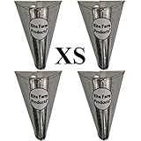 4 Pack of Extra Small Restraining Killing Kill Processing Cone Quail Dove Pigeon Foul Bird