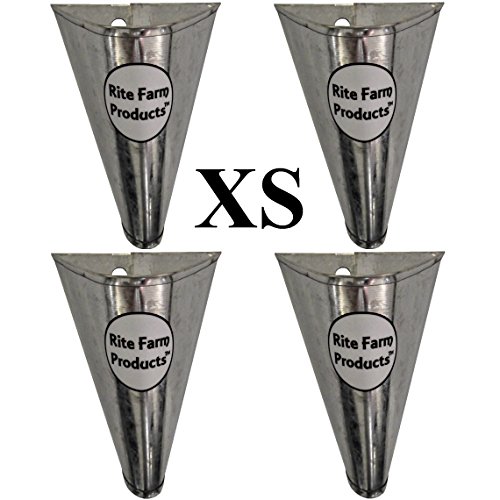 4 Pack of Extra Small Restraining Killing Kill Processing Cone Quail Dove Pigeon Foul Bird