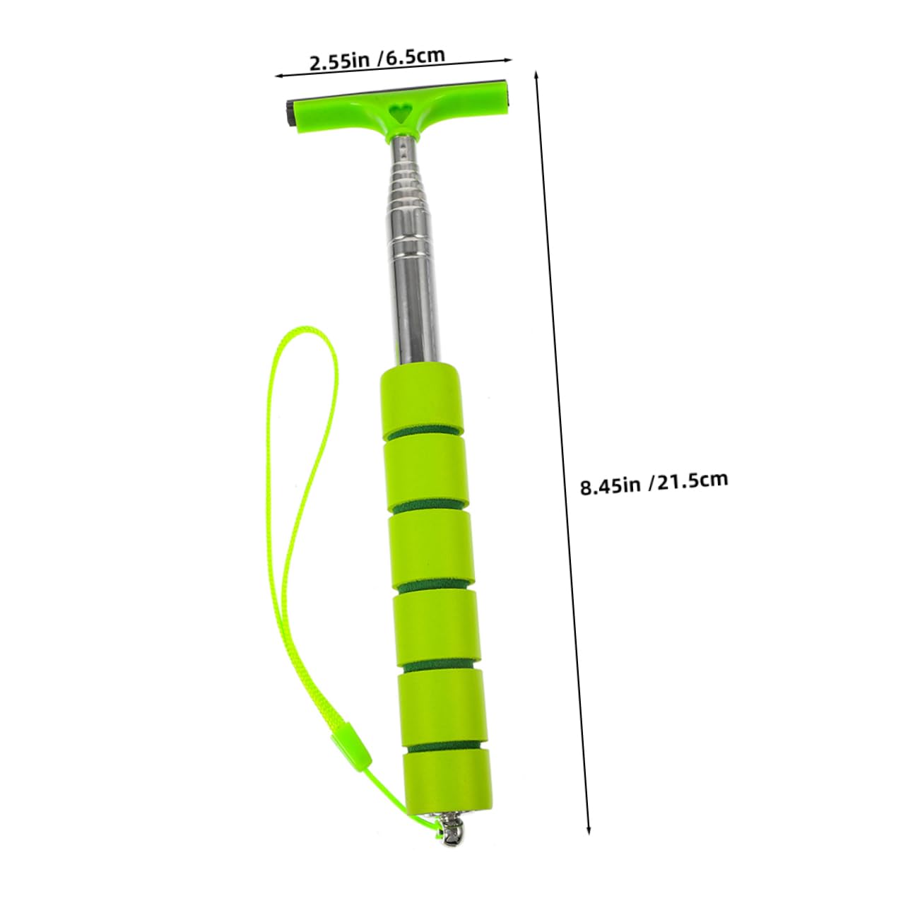 PRETYZOOM Rearview Mirror Wiper Windshield Cleaner 2 Pack Retractable Car Squeegee Telescopic Handle for Cleaning