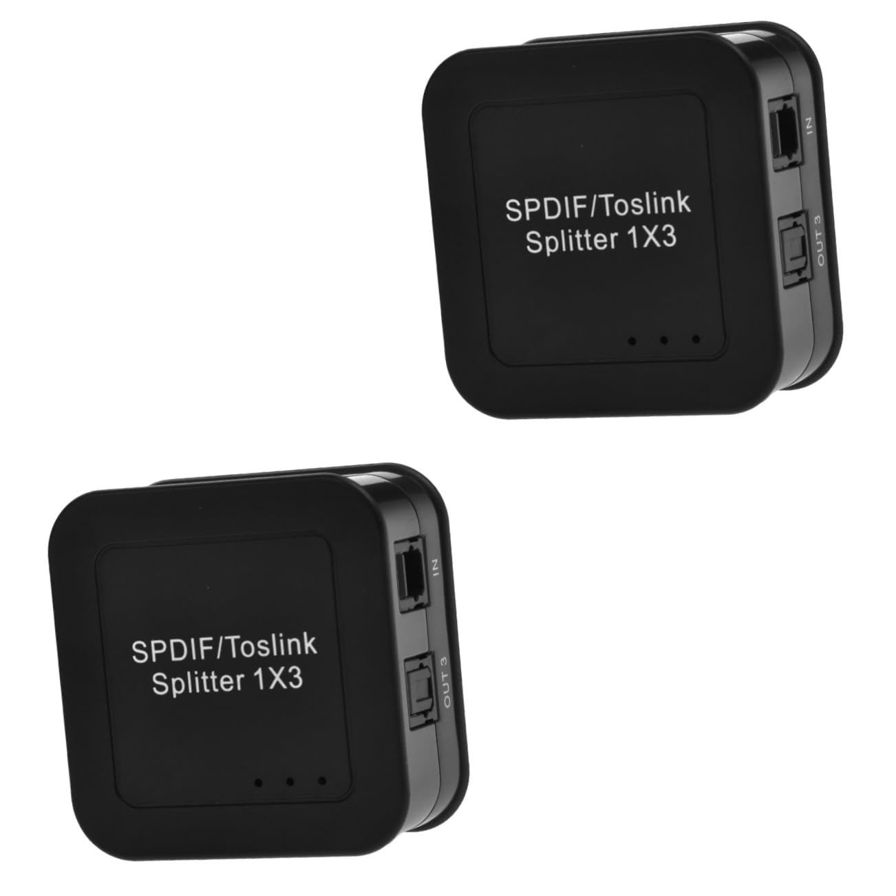 Mikikit 2 Pezzi 1 3 Sdoppiatore Audio Ottico Digitale Splitter 1 Su 3 Splitter Spdif/ 1x3 Interruttore Sdoppiatore Interruttore Spdif Numero
