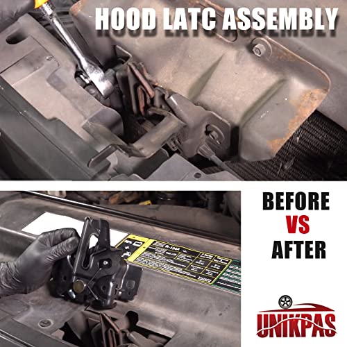 Image of Hood Latch Assembly Compatible for Ford F-150 1997-2003 /F-150 Heritage 2004 /F-250 1997-1999 /Expedition 1997-2002