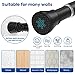 QINGYUN Black Tension Curtain Rod 28 to 48 Inch Spring Rod No Drilling Adjustable Shower Curtain Rod for Windows, Bathrooms, Closet, Kitchen