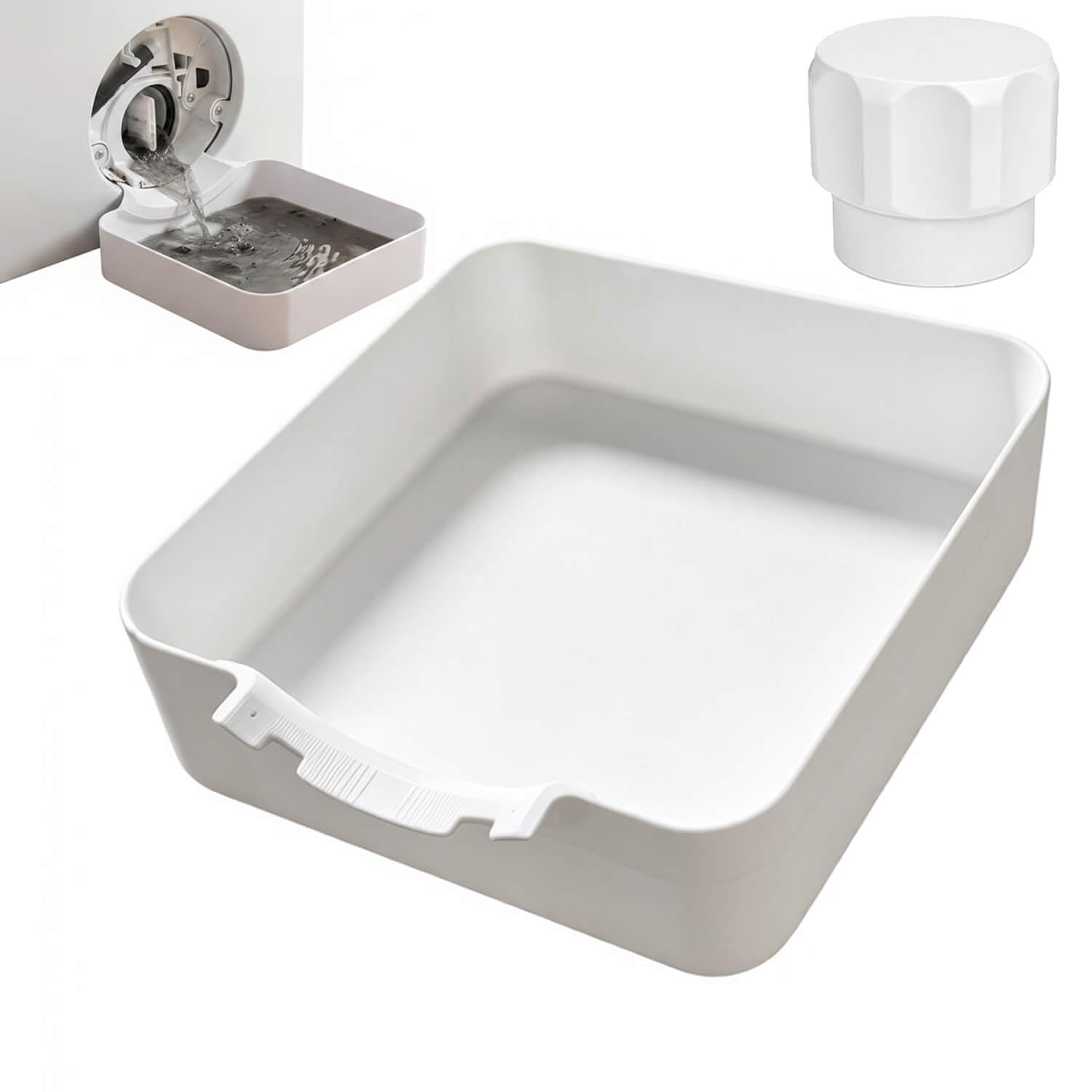 Roctocesy For Bosch Siemens Front Load Washer Drain Tray, Compatible With Bosch Siemens Washers