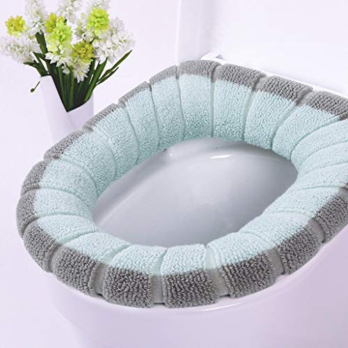 Nesee Toilet Seat Cover Pads, Washable Toilet Seat Cushion Mat Winter Washable Toilet