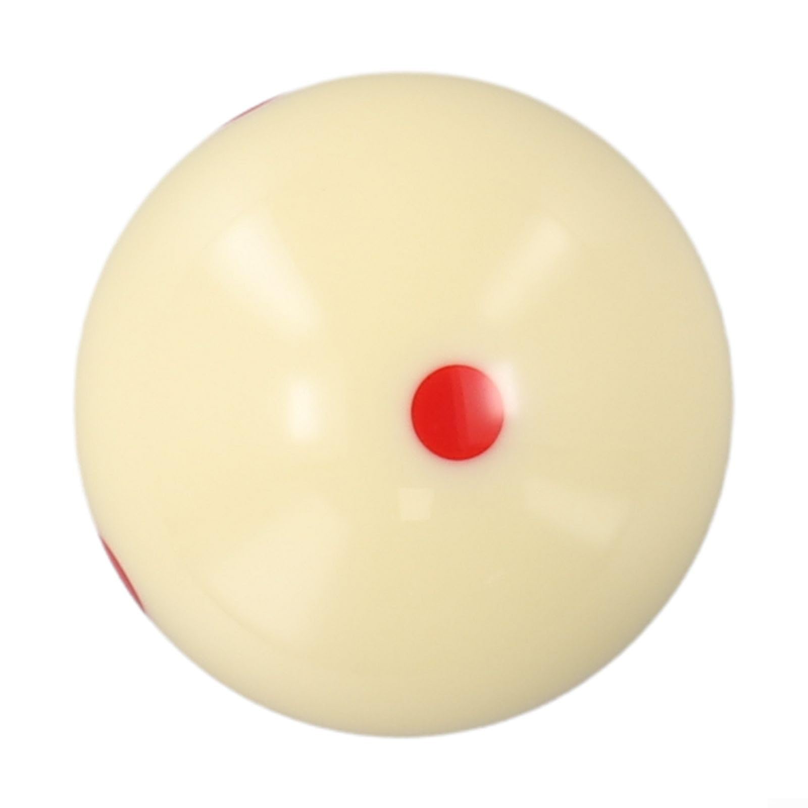 Pallina da allenamento per biliardo, palla rossa 5,7 cm, 6 punti, resina, accessorio per visualizzazione obiettivi