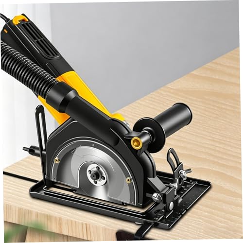Soporte amoladora angular 125mm de corte ajustable con protector transparente para radial 3