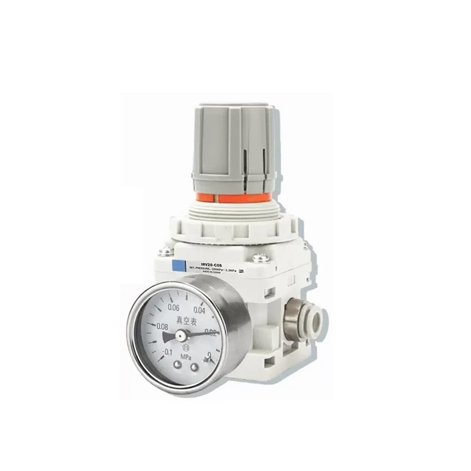 QRUYHBAJU Regulator IRV10/IRV20-C06/C08 IRV10-C06 IRV20-C06 Regulator Pressure Reducing Valve with Bracket Gauge