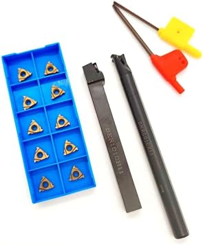 Threading Holder SER 1010H11+ SNR 0010K11 Threading Holder +11ER AG60+11IR AG60 Threading Inserts SER 10101H11+SNR 0010K11+11ER A60 5Pcs+11IR A60 5Pcs