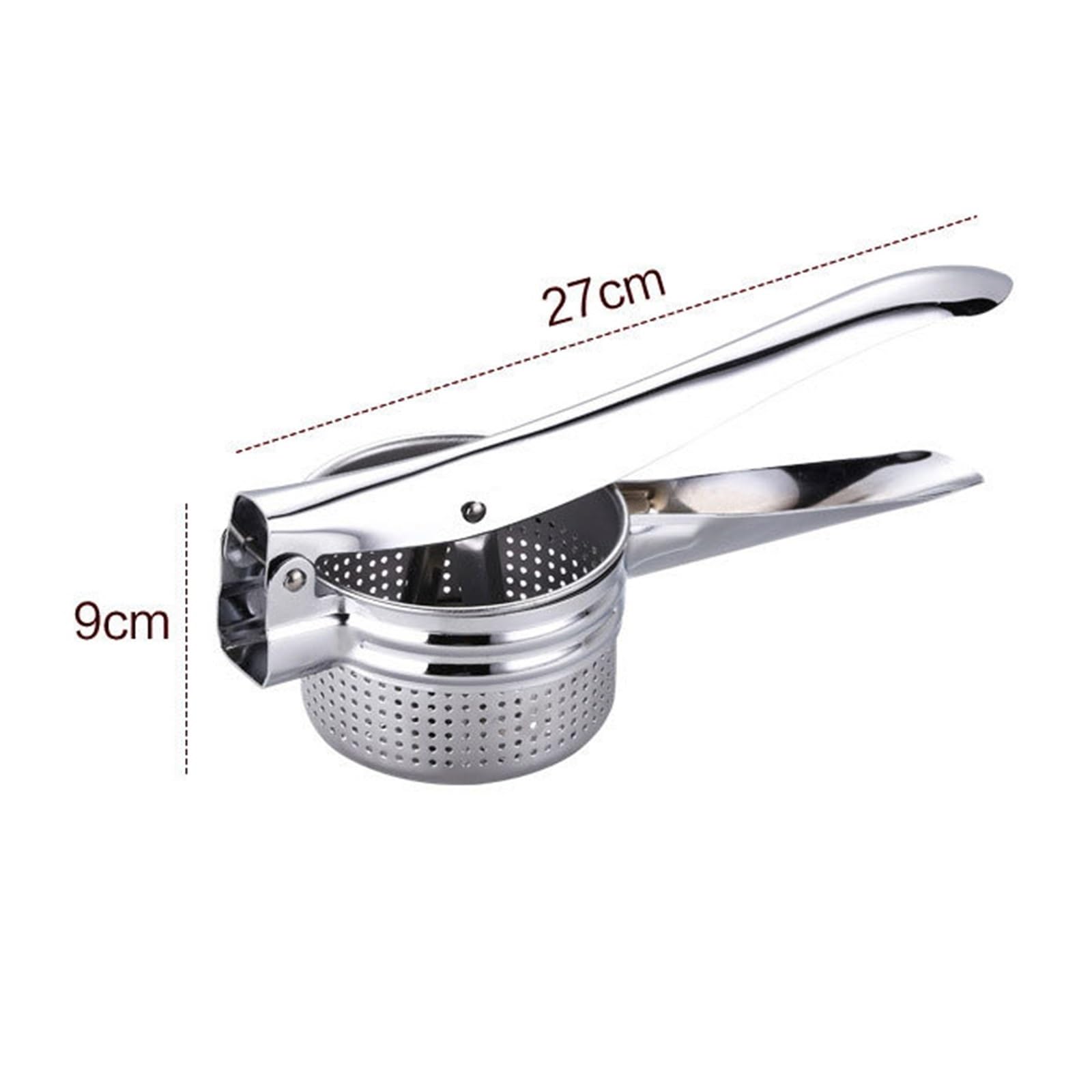 Prensador de Patatas Prensador de Patatas con 3 Discos Intercambiables, machacador de Patatas de acero Inoxidable con Mango, Herramienta de Cocina for Hacer puré de Patatas