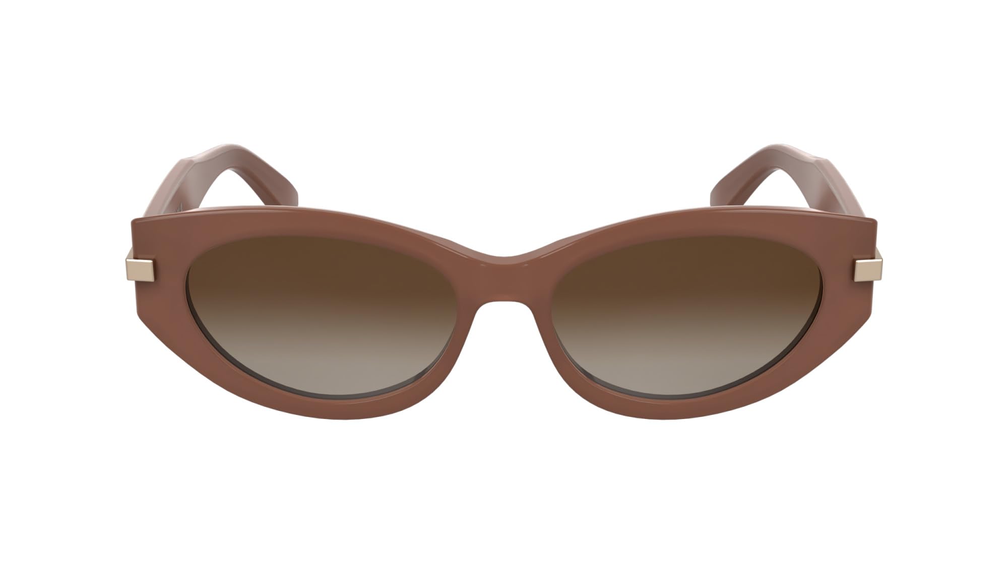 Calvin Klein Women's Sunglasses CK25502S - Opaline Rose with Gradient Brick Lens
