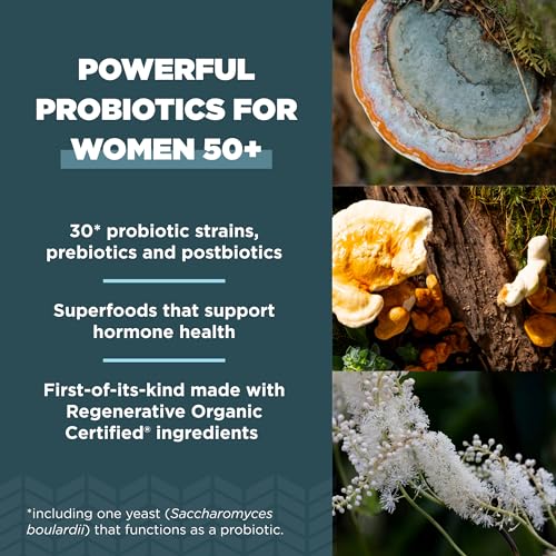 Ancient Nutrition Regenerative Organic Certified Women's 50+ Probiotics Capsules, 30 Count + Multi Collagen Capsules, 90 Count Servings - image 6