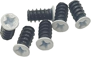 エスエスエーサービス ケースファン用 取り付け タッピングネジ テーパーネジ ショートタイプ 50～140mmファン対応 ホワイト＆ブラック SN-013WHシリーズ (6本入（SN-013WH))