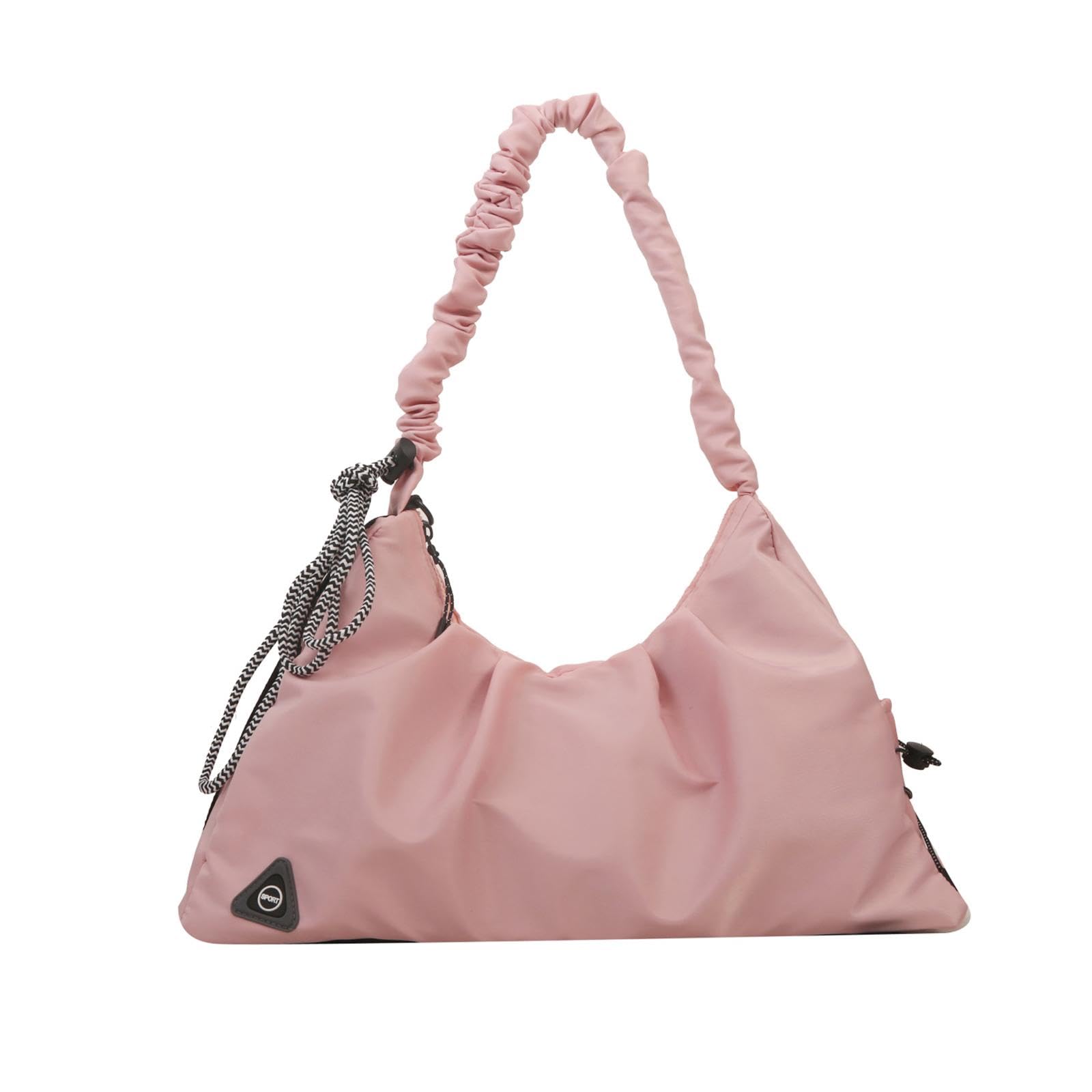 Lyla Yoga Bag for Women with Mat Storage Straps Weekender Overnight Bag for Beach Pink-image-25