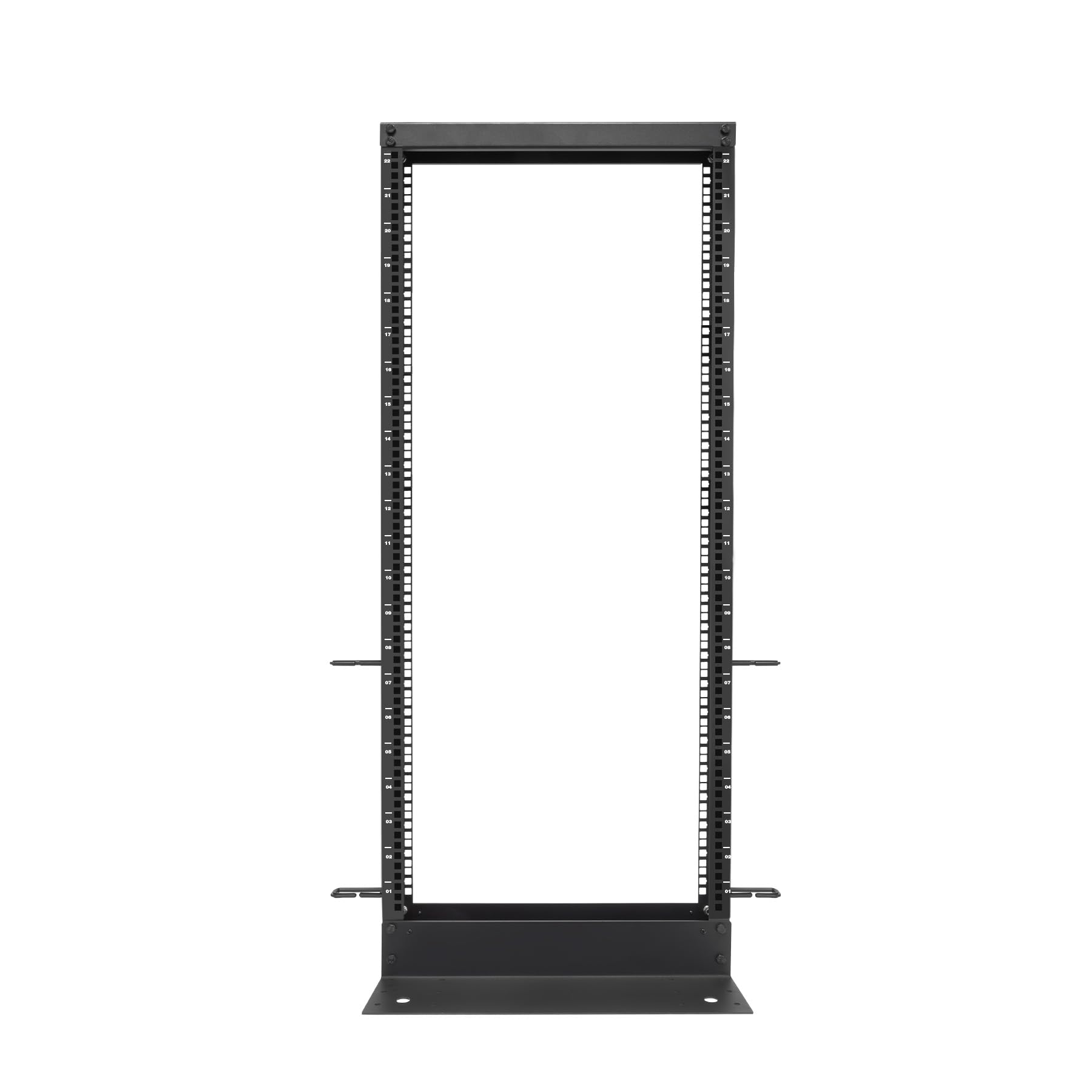 Aiten Data Armario Rack de Marco Abierto 22U de 2 Columnas Post 19″ (515 x 363 x 1116 mm)
