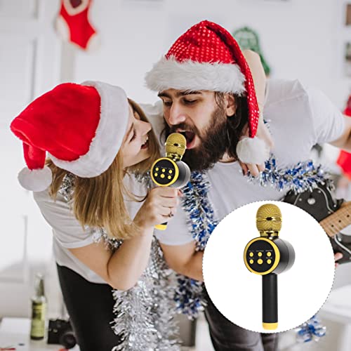 MILISTEN Microfone Fio de 3 Peças Com Alto- Falante de Karaokê Microfone de Karaokê Fio Portátil Mic