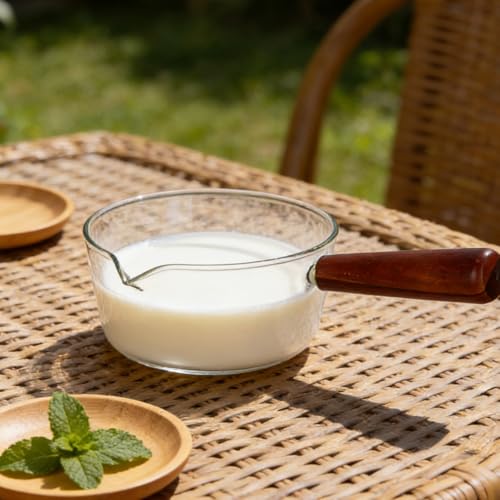 Casserole sauce verre borosilicate 400ml : finies les sauces brûlées au fond - 5