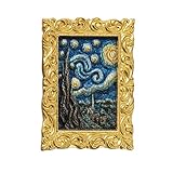 Calamita decorativa per frigorifero, piccoli magneti | 3 x 5,2 cm, magneti con dipinti famosi colorati, perni magnetici con adesivi artistici divertenti, perni per lavagna bianca, magnete